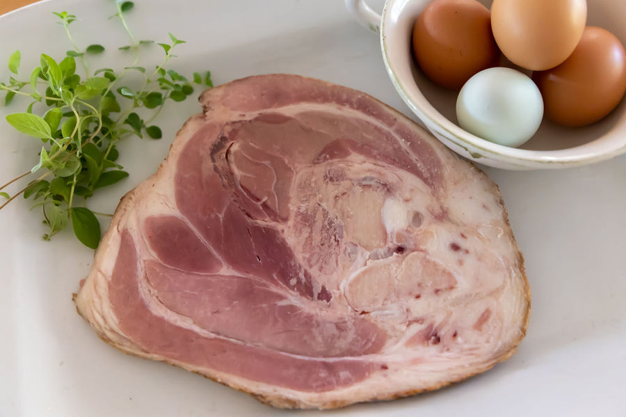 Cured Ham - MBS cured, Hickory Smoked